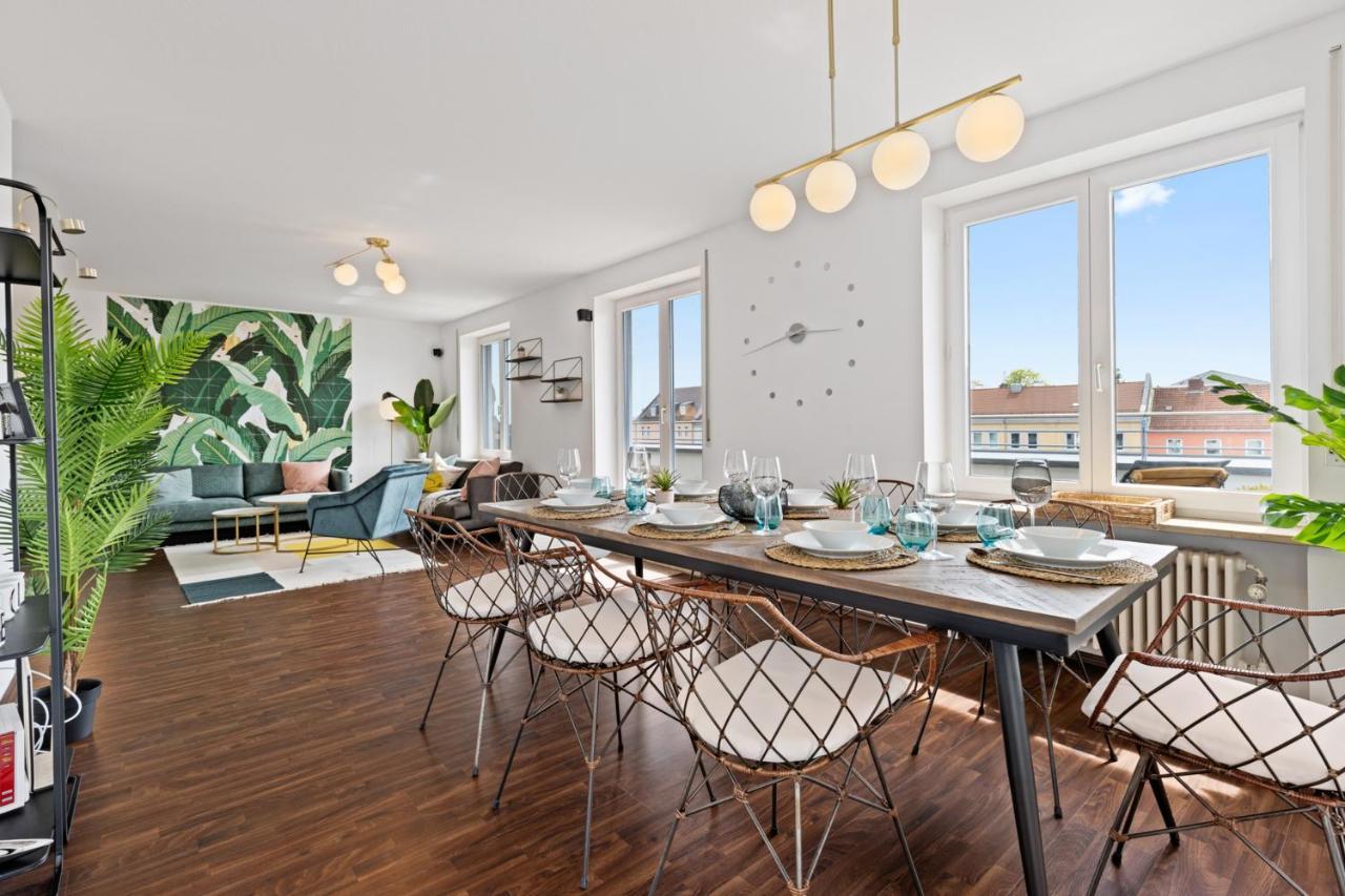 Arbio I Premium Penthouse Apartment Augsbourg Extérieur photo