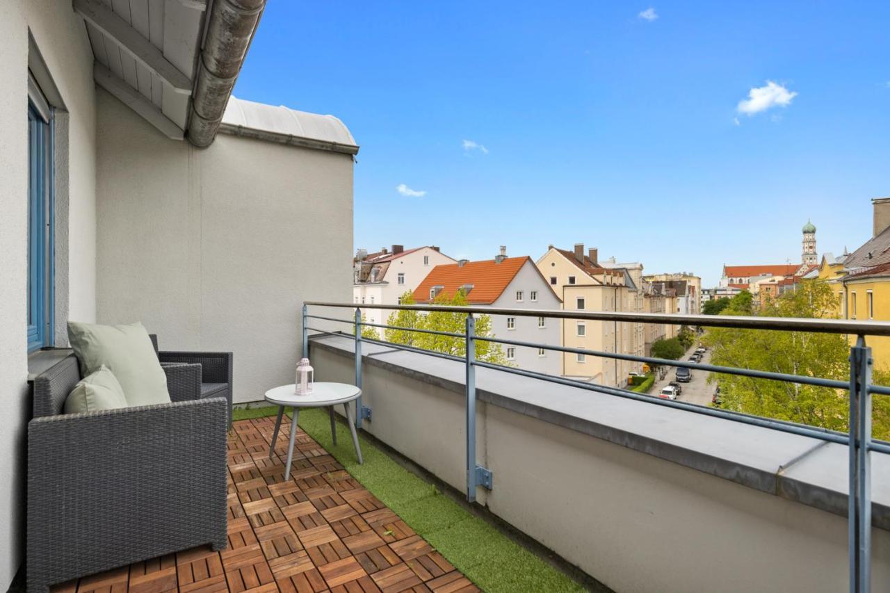 Arbio I Premium Penthouse Apartment Augsbourg Extérieur photo